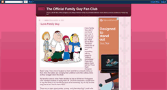 Desktop Screenshot of familyguyfanclub.blogspot.com