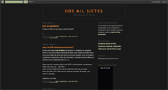 Desktop Screenshot of dosmilsietes.blogspot.com