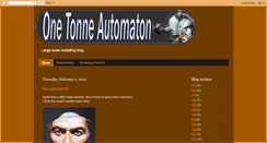 Desktop Screenshot of onetonneautomaton.blogspot.com