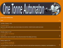 Tablet Screenshot of onetonneautomaton.blogspot.com