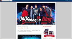 Desktop Screenshot of grupojeitomolequeoficial.blogspot.com