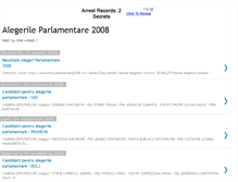 Tablet Screenshot of alegeri-2008.blogspot.com