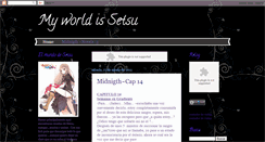 Desktop Screenshot of my-world-is-setsu.blogspot.com