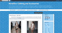 Desktop Screenshot of novellinoclothing.blogspot.com