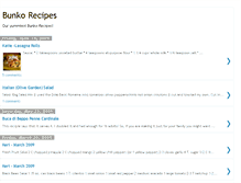 Tablet Screenshot of bunkorecipes2005.blogspot.com