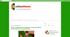 Desktop Screenshot of latina-mente.blogspot.com