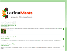 Tablet Screenshot of latina-mente.blogspot.com