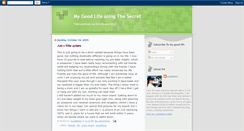 Desktop Screenshot of goodlifegrl.blogspot.com