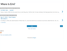 Tablet Screenshot of erinirerin.blogspot.com