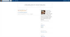 Desktop Screenshot of charlsiekate.blogspot.com