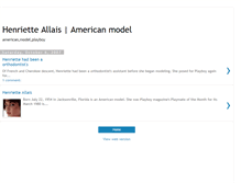 Tablet Screenshot of henrietteallais.blogspot.com