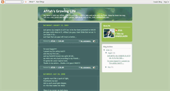 Desktop Screenshot of afifahgrowinglife.blogspot.com