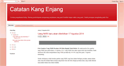 Desktop Screenshot of enjangmuharim.blogspot.com