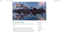Desktop Screenshot of lonesurvivorofthealps.blogspot.com