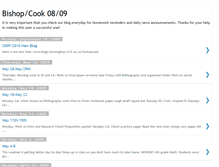 Tablet Screenshot of bishopcook.blogspot.com
