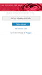 Mobile Screenshot of laspuertasdelalma.blogspot.com