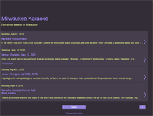Tablet Screenshot of milwaukeekaraoke.blogspot.com
