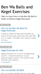 Mobile Screenshot of benwaballskegelexercises.blogspot.com