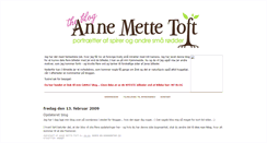 Desktop Screenshot of annemettetoft.blogspot.com