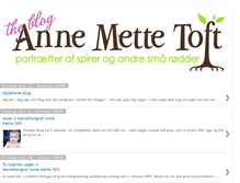 Tablet Screenshot of annemettetoft.blogspot.com