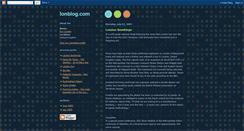 Desktop Screenshot of londlog.blogspot.com