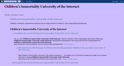 Desktop Screenshot of childrensuniversityoftheinternetweb.blogspot.com