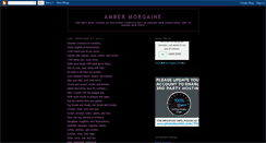 Desktop Screenshot of ambermorgaine.blogspot.com