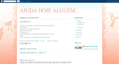 Desktop Screenshot of ajudahojealguem.blogspot.com