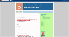 Desktop Screenshot of electricidad-okar.blogspot.com