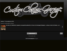 Tablet Screenshot of customclassicgarage.blogspot.com