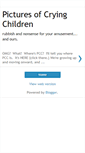 Mobile Screenshot of picturesofcryingchildren.blogspot.com