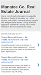 Mobile Screenshot of manateerealestatejournal.blogspot.com