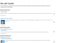 Tablet Screenshot of desdelcastell.blogspot.com