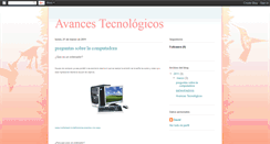 Desktop Screenshot of david-avancestecnologicos.blogspot.com