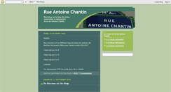 Desktop Screenshot of antoinechantin.blogspot.com