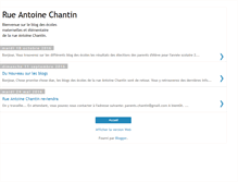 Tablet Screenshot of antoinechantin.blogspot.com