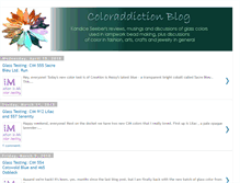 Tablet Screenshot of coloraddictionblog.blogspot.com