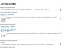 Tablet Screenshot of cantierisolidali.blogspot.com