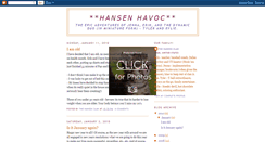 Desktop Screenshot of hansenhavoc.blogspot.com
