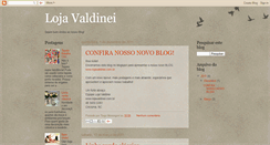 Desktop Screenshot of lojavaldinei.blogspot.com