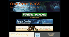 Desktop Screenshot of onestopwow.blogspot.com