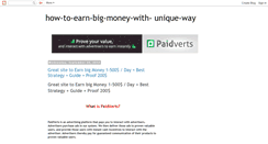 Desktop Screenshot of earn-big-money-with-unique-ptc.blogspot.com