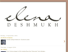 Tablet Screenshot of elenadeshmukh.blogspot.com