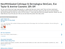 Tablet Screenshot of derma-skincare.blogspot.com