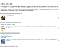 Tablet Screenshot of macacologia.blogspot.com