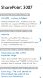 Mobile Screenshot of mssharepoint07.blogspot.com