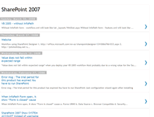 Tablet Screenshot of mssharepoint07.blogspot.com