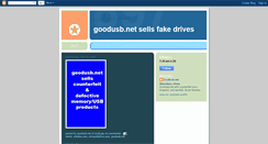 Desktop Screenshot of goodusb.blogspot.com