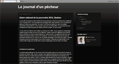 Desktop Screenshot of lejournaldunpecheur.blogspot.com