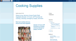 Desktop Screenshot of cooking-supplies.blogspot.com